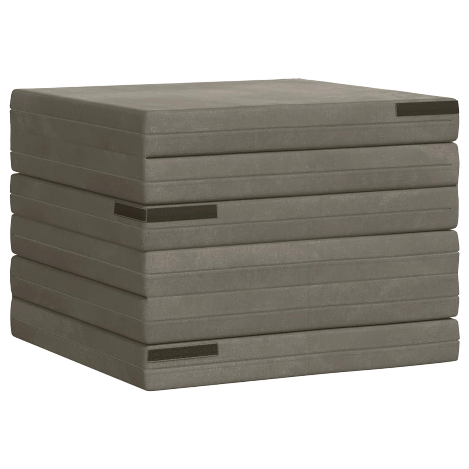 Klappsofa Bett 140 x 67 x 45 cm Hellgrau