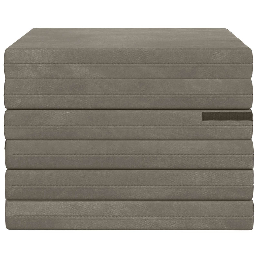 Klappsofa Bett 140 x 67 x 45 cm Hellgrau