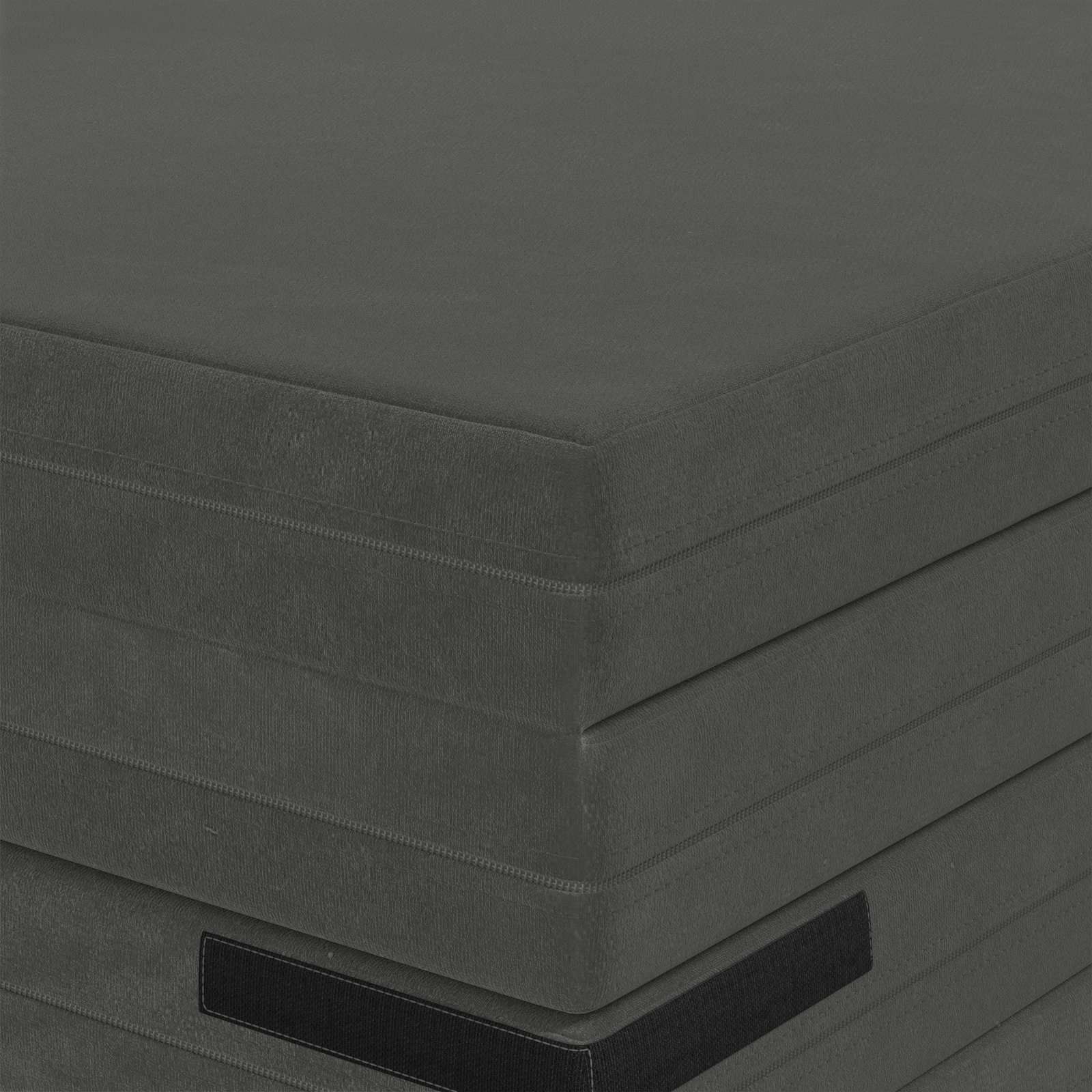 Klappsofa Bett 140 x 67 x 45 cm Dunkelgrau