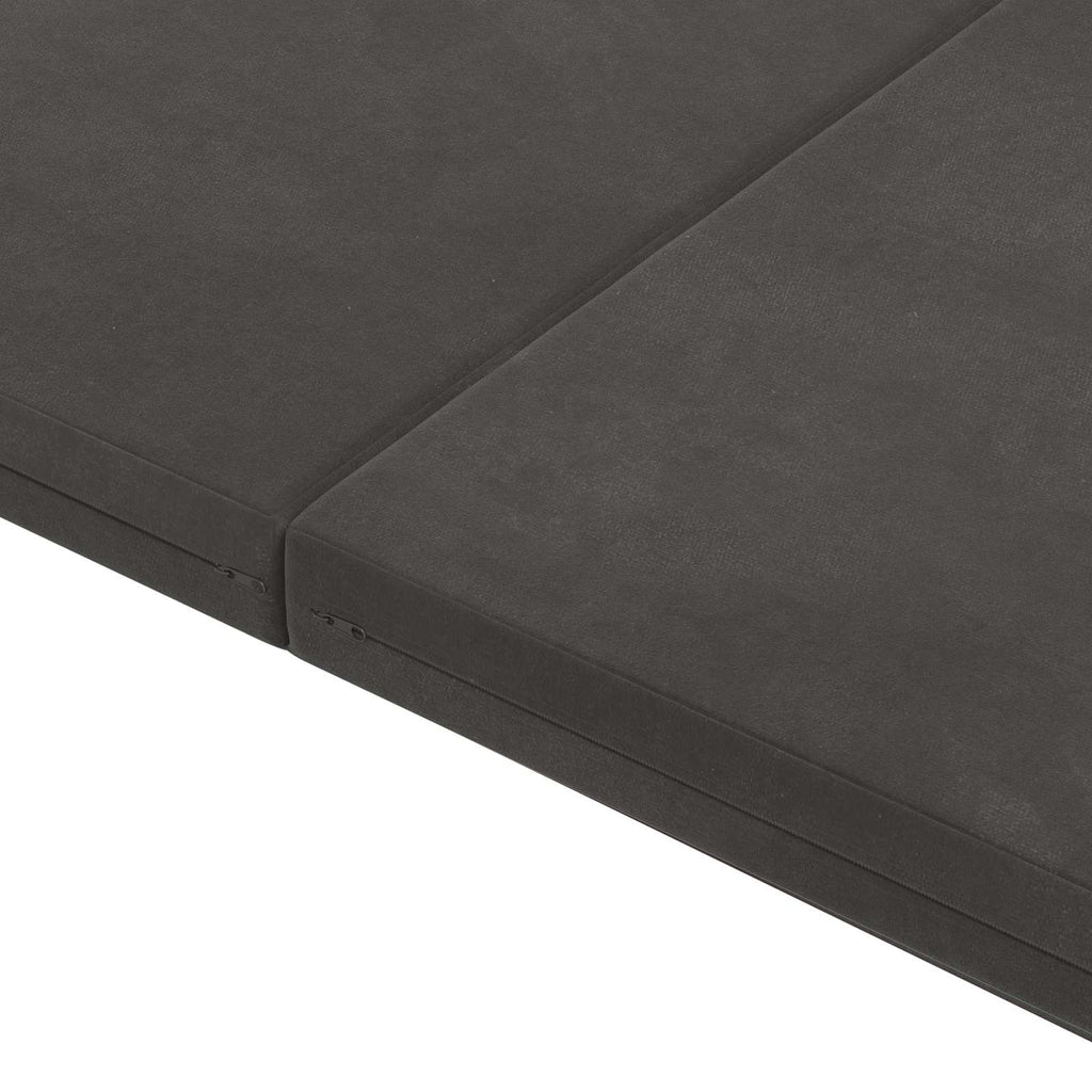 Klappsofa Bett 140 x 67 x 45 cm Dunkelgrau