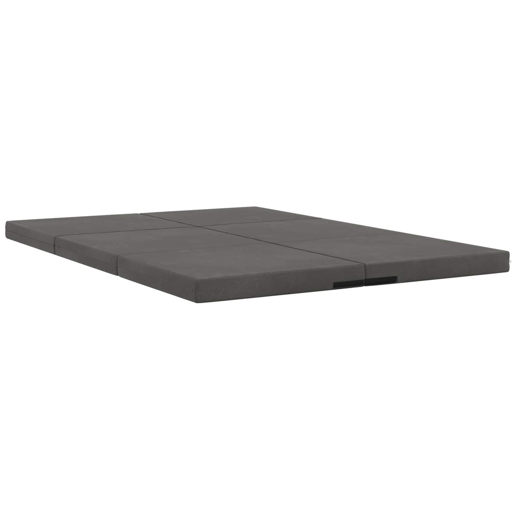 Klappsofa Bett 140 x 67 x 45 cm Dunkelgrau