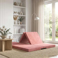Klappsofa Bett 140 x 67 x 45 cm Rosa