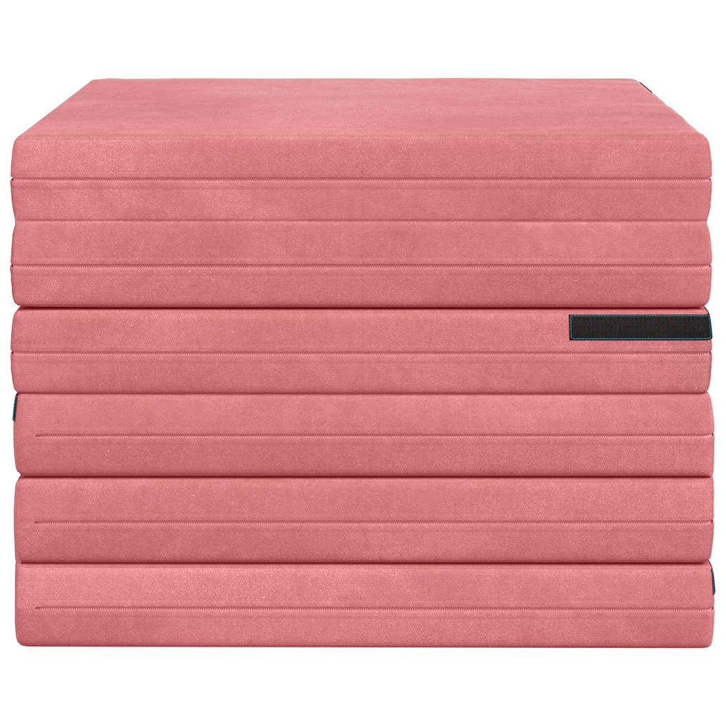 Klappsofa Bett 140 x 67 x 45 cm Rosa