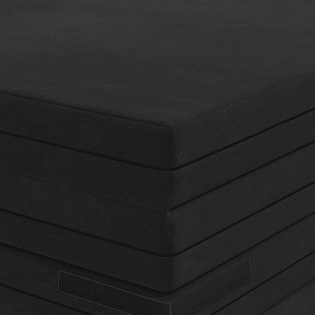 Klappsofa Bett 140 x 67 x 45 cm Schwarz