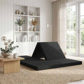 Klappsofa Bett 140 x 67 x 45 cm Schwarz