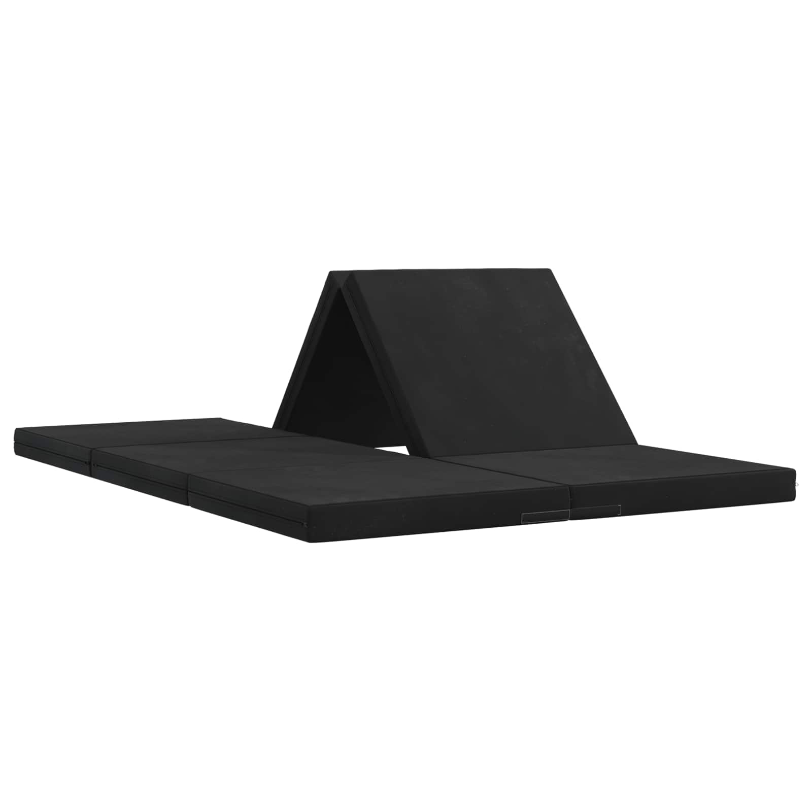 Klappsofa Bett 140 x 67 x 45 cm Schwarz