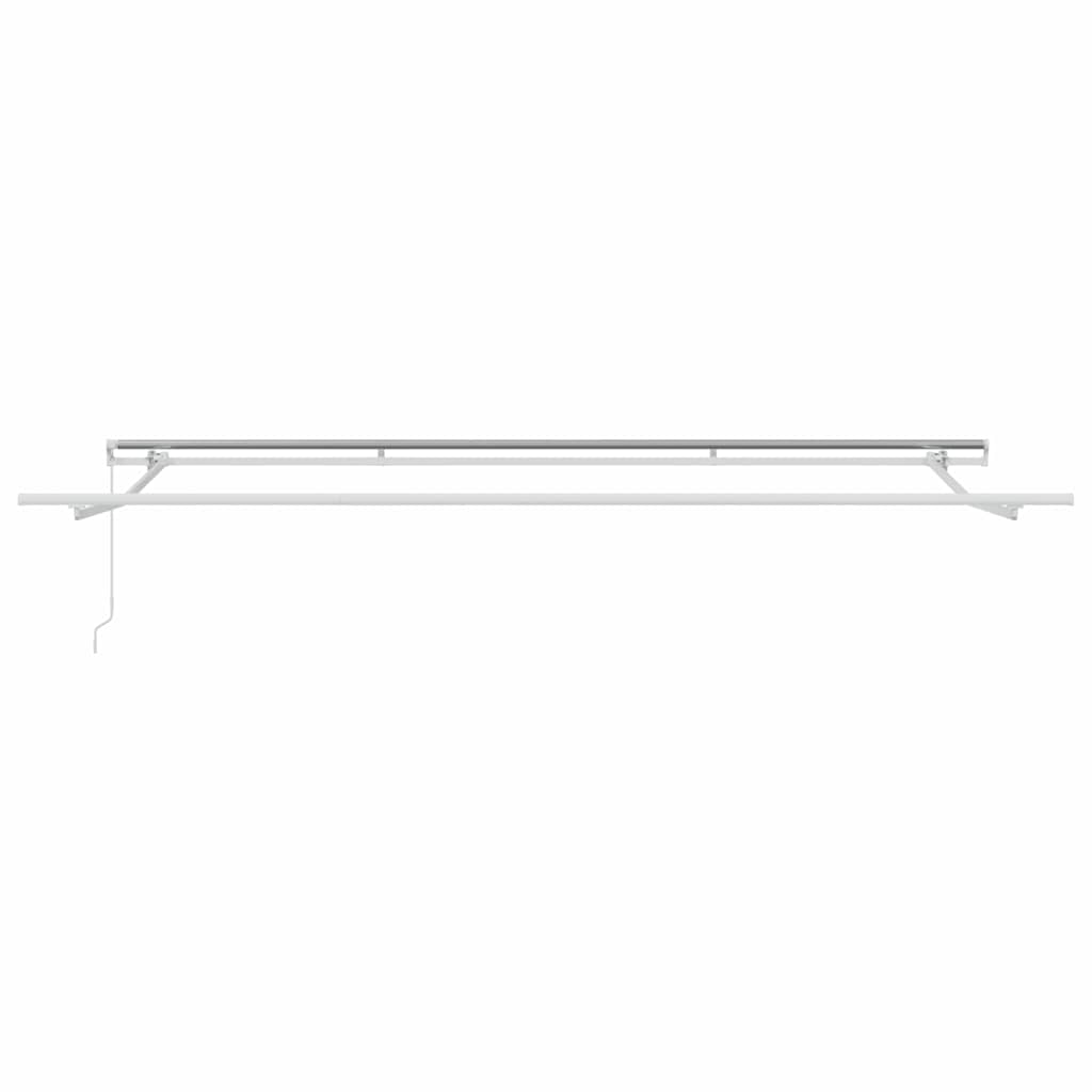 Einziehbare Markise Orange und Braun 450 x 300 cm