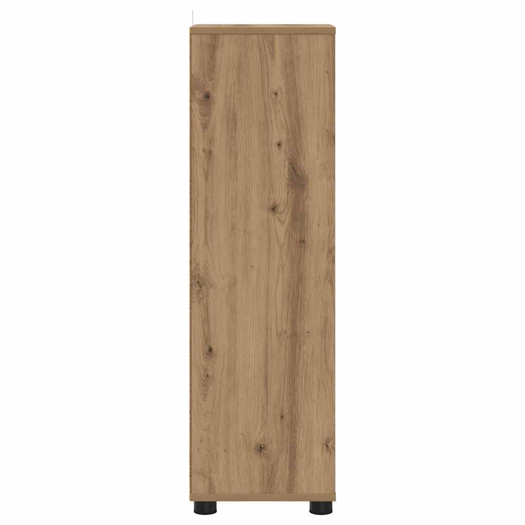 Badezimmerschrank mit Regal Artisan-Eiche 30,5 x 30 x 101 cm