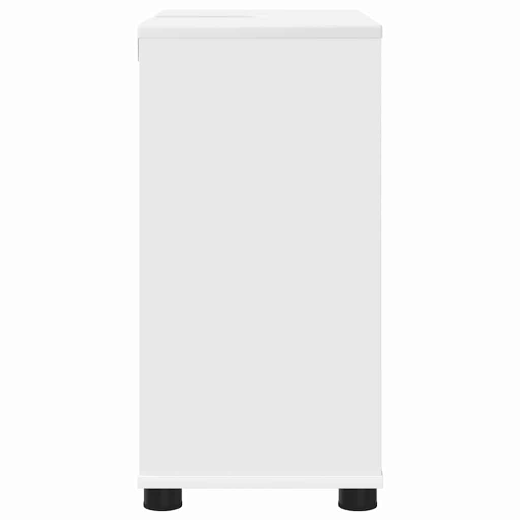 Badezimmerwaschbecken-Schrank mit Regal Weiß 60 x 30 x 60 cm