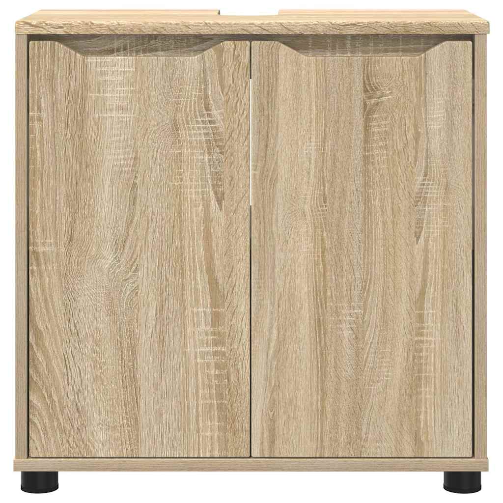 Badezimmerwaschbecken-Schrank Sonoma-Eiche 60 x 30 x 60 cm