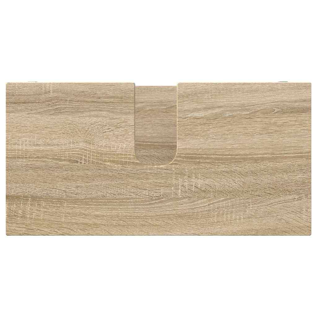 Badezimmerwaschbecken-Schrank Sonoma-Eiche 60 x 30 x 60 cm