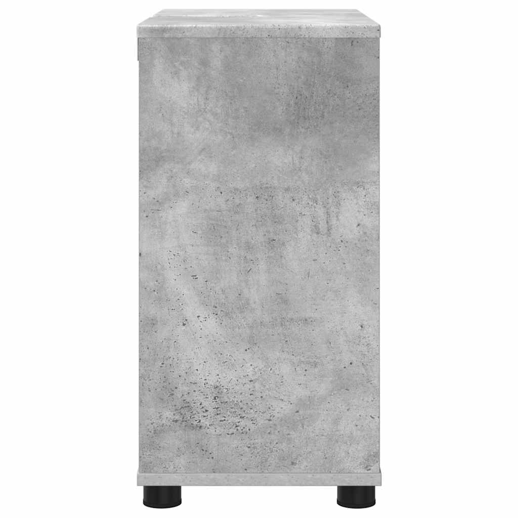 Badezimmerwaschbecken-Schrank Beton Grau 60 x 30 x 60 cm