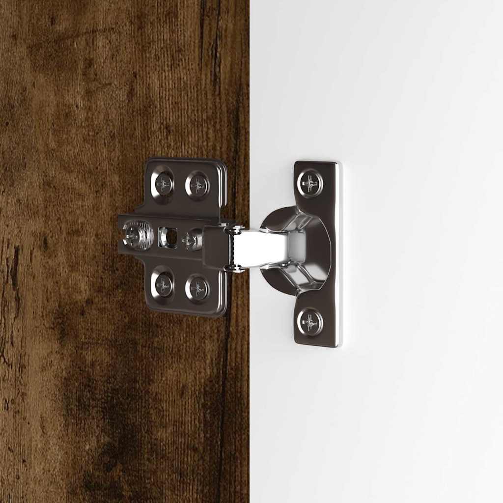Badezimmerwaschbecken-Schrank Geräucherte Eiche 60 x 30 x 60 cm