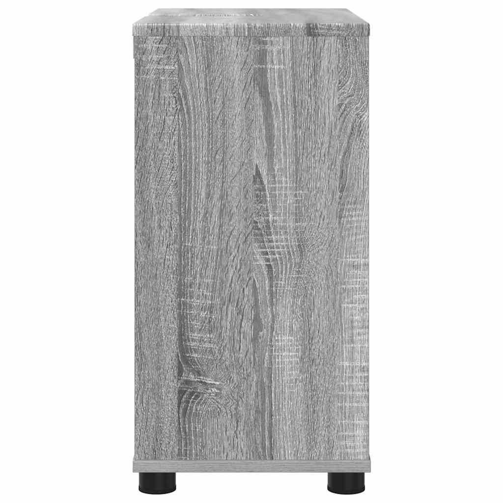 Badezimmerwaschbecken-Schrank Graues Sonoma 60 x 30 x 60 cm