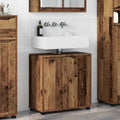 Badezimmerwaschbecken-Schrank mit Regal Altholz 60 x 30 x 60 cm