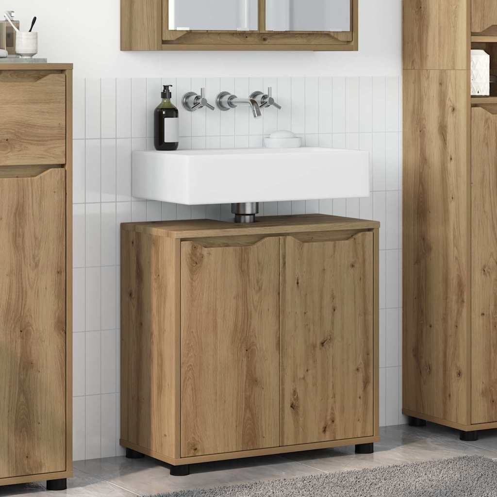 Badezimmerwaschbecken-Schrank Artisan-Eiche 60 x 30 x 60 cm