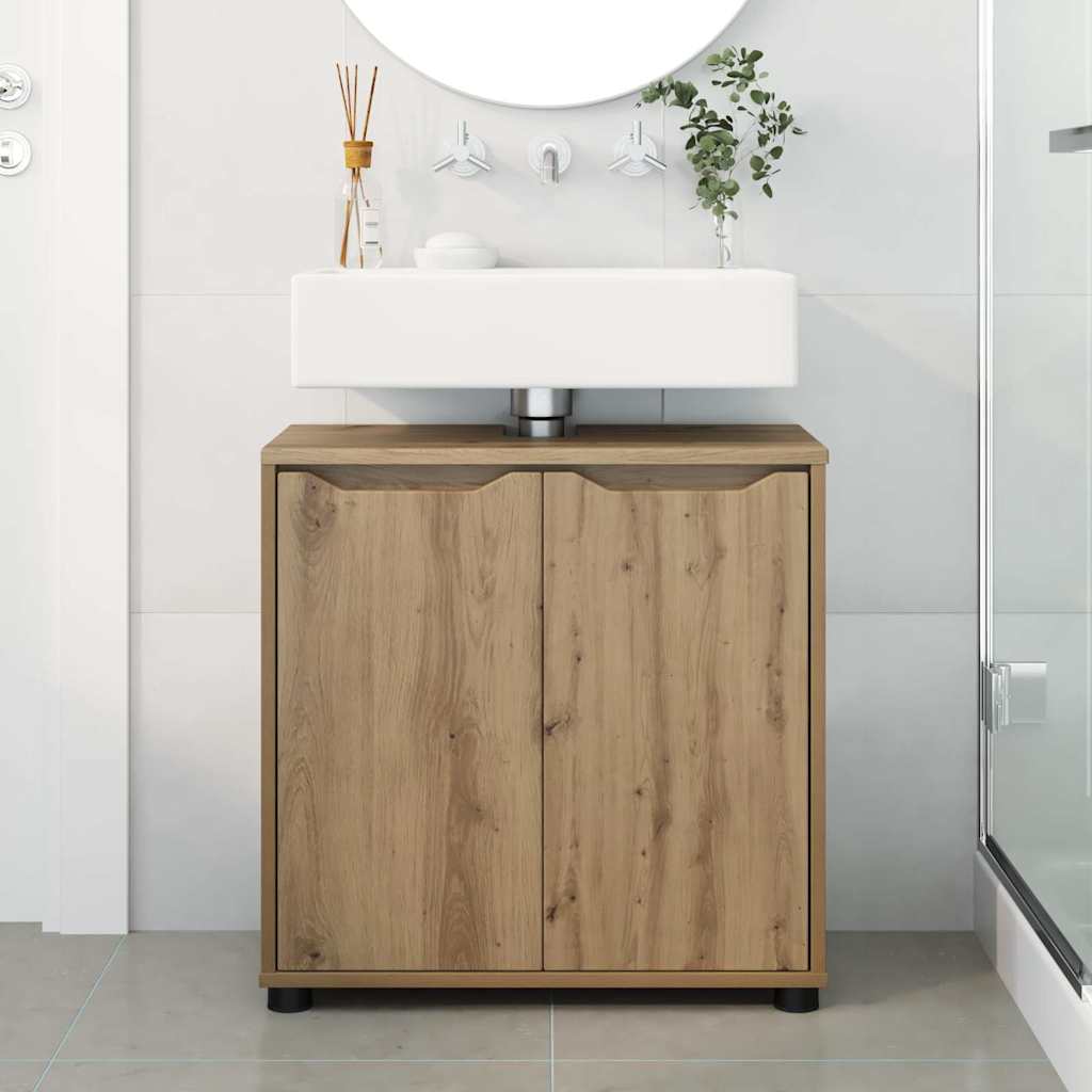 Badezimmerwaschbecken-Schrank Artisan-Eiche 60 x 30 x 60 cm