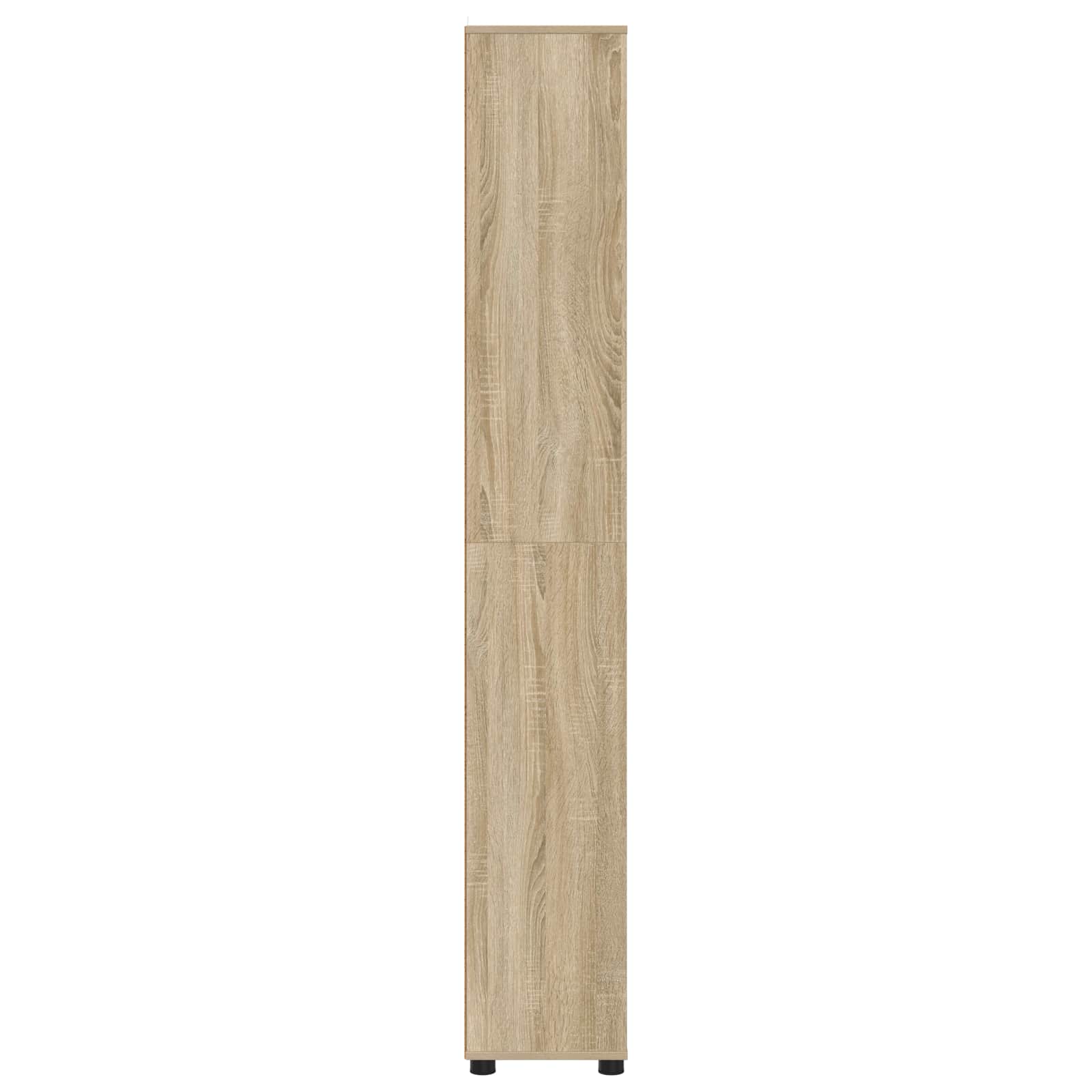 Badezimmerschrank Sonoma-Eiche 30,5 x 30 x 195 cm Holzwerkstoff