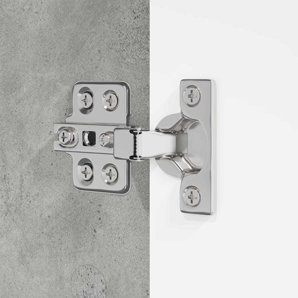 Badezimmerschrank Beton Grau 30,5 x 30 x 195 cm Holzwerkstoff
