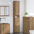 Badezimmerschrank mit Regal Artisan-Eiche 30,5 x 30 x 195 cm