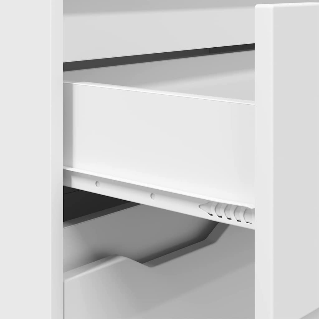Badezimmerschrank Weiß 72,5 x 36,5 x 100 cm Holzwerkstoff