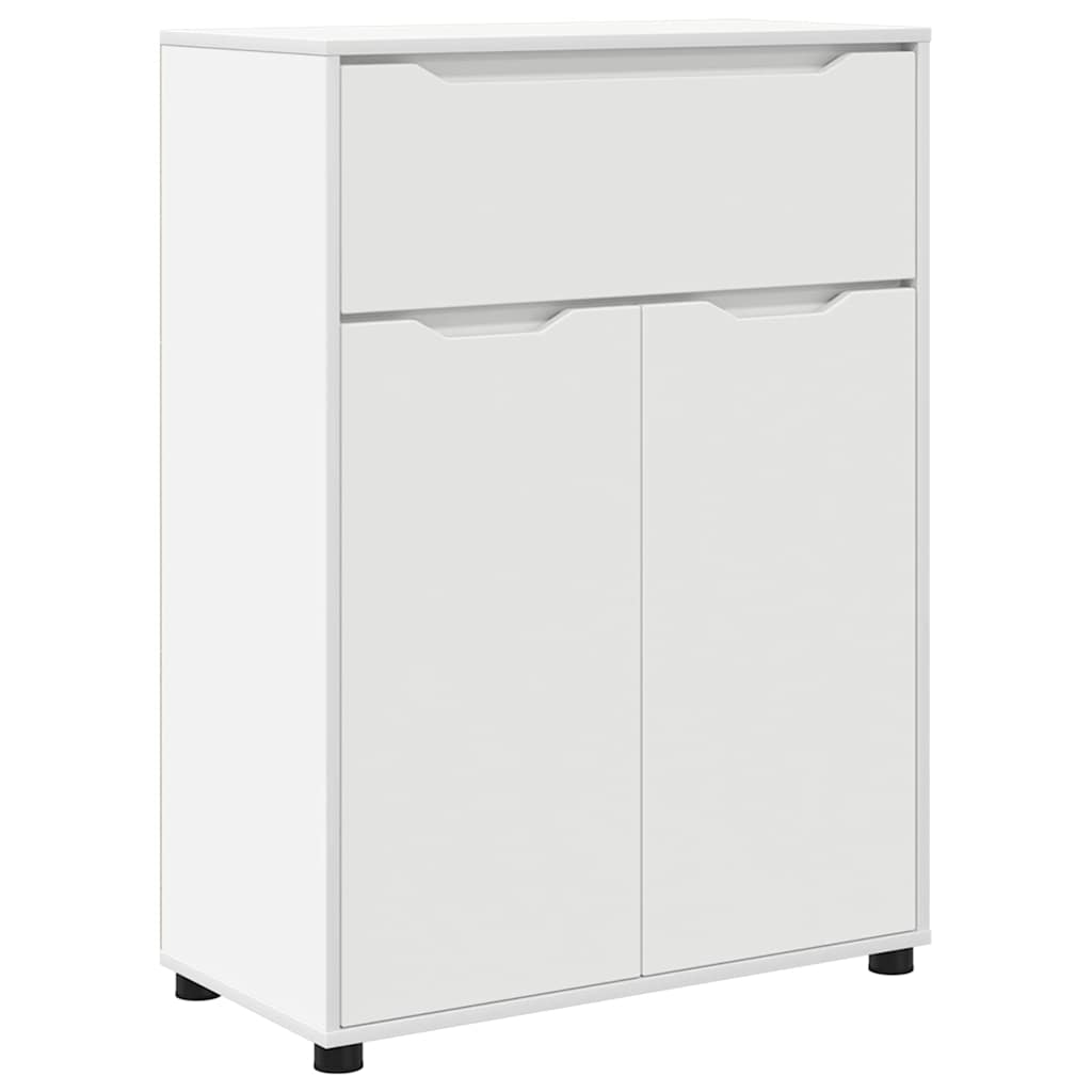 Badezimmerschrank Weiß 72,5 x 36,5 x 100 cm Holzwerkstoff