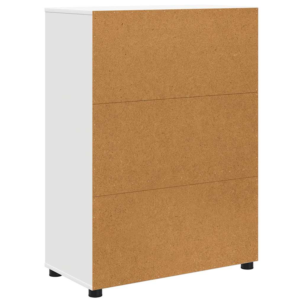 Badezimmerschrank Weiß 72,5 x 36,5 x 100 cm Holzwerkstoff
