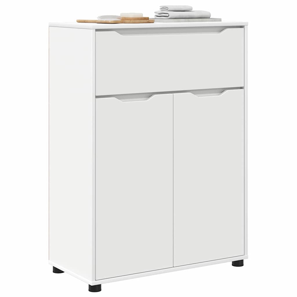 Badezimmerschrank Weiß 72,5 x 36,5 x 100 cm Holzwerkstoff