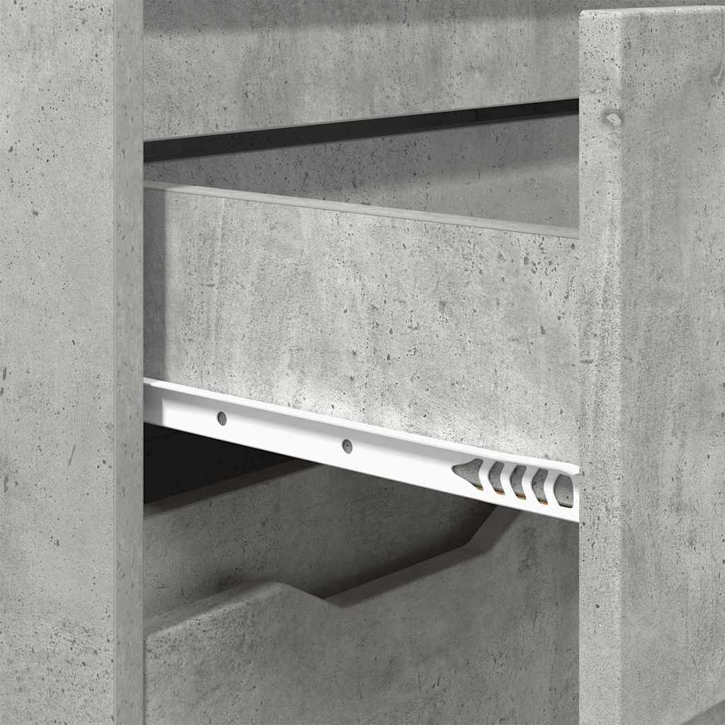 Badezimmerschrank Beton Grau 72,5 x 36,5 x 100 cm Holzwerkstoff