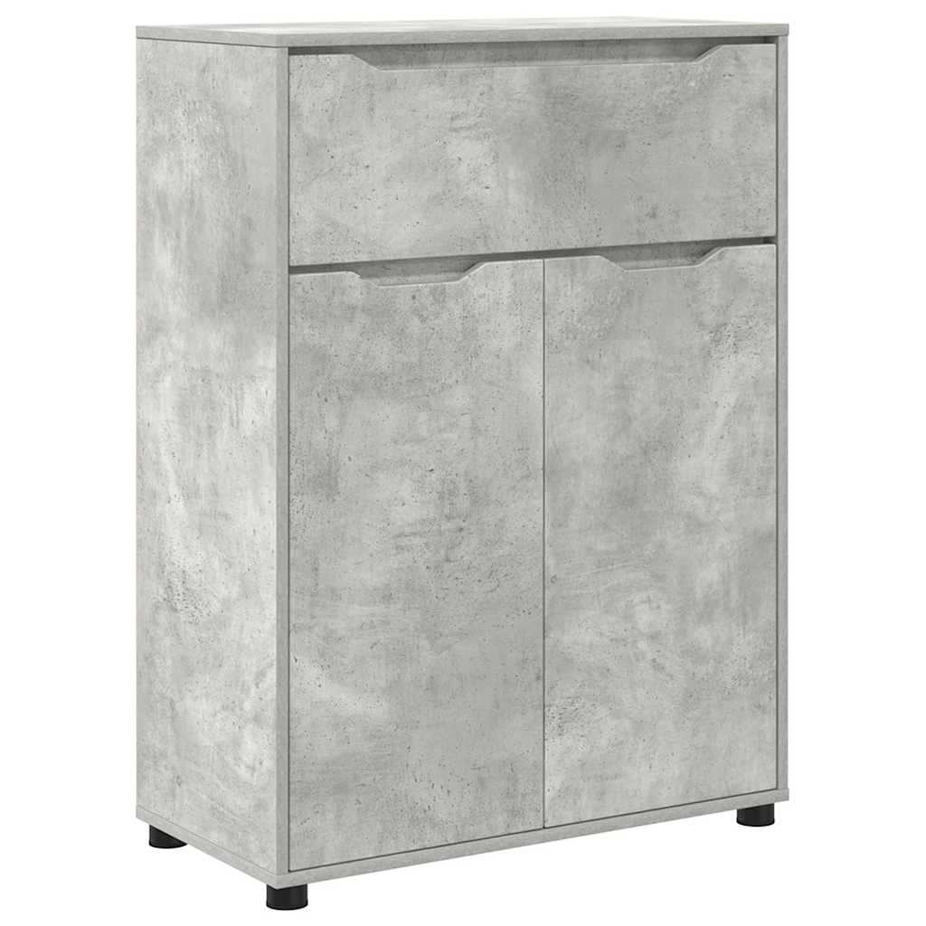 Badezimmerschrank Beton Grau 72,5 x 36,5 x 100 cm Holzwerkstoff