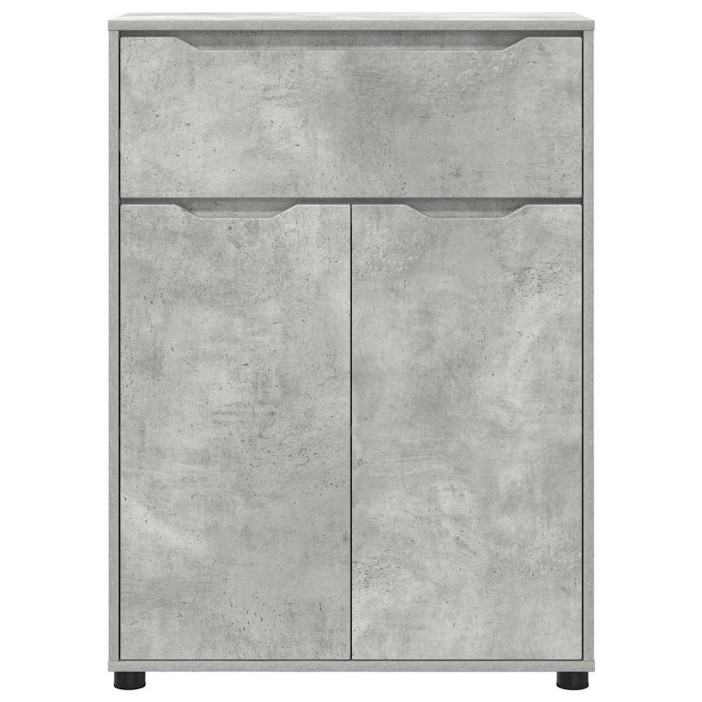 Badezimmerschrank Beton Grau 72,5 x 36,5 x 100 cm Holzwerkstoff