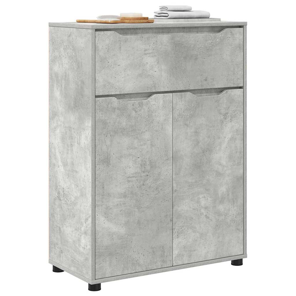 Badezimmerschrank Beton Grau 72,5 x 36,5 x 100 cm Holzwerkstoff