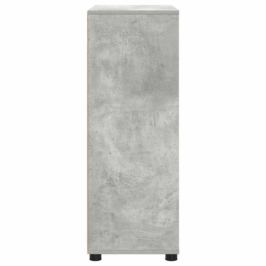 Badezimmerschrank Beton Grau 72,5 x 36,5 x 100 cm Holzwerkstoff
