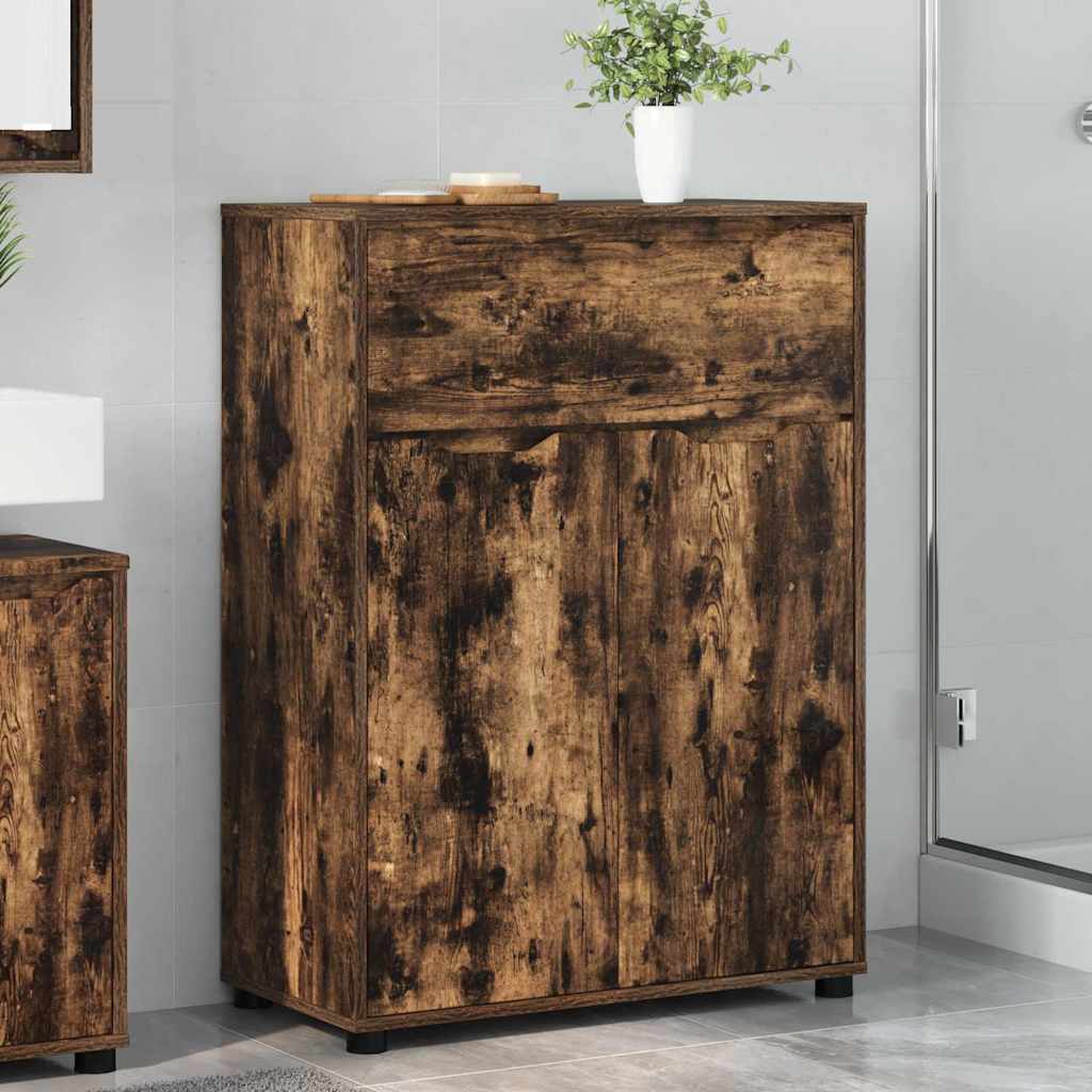 Badezimmerschrank Geräucherte Eiche 72,5 x 36,5 x 100 cm