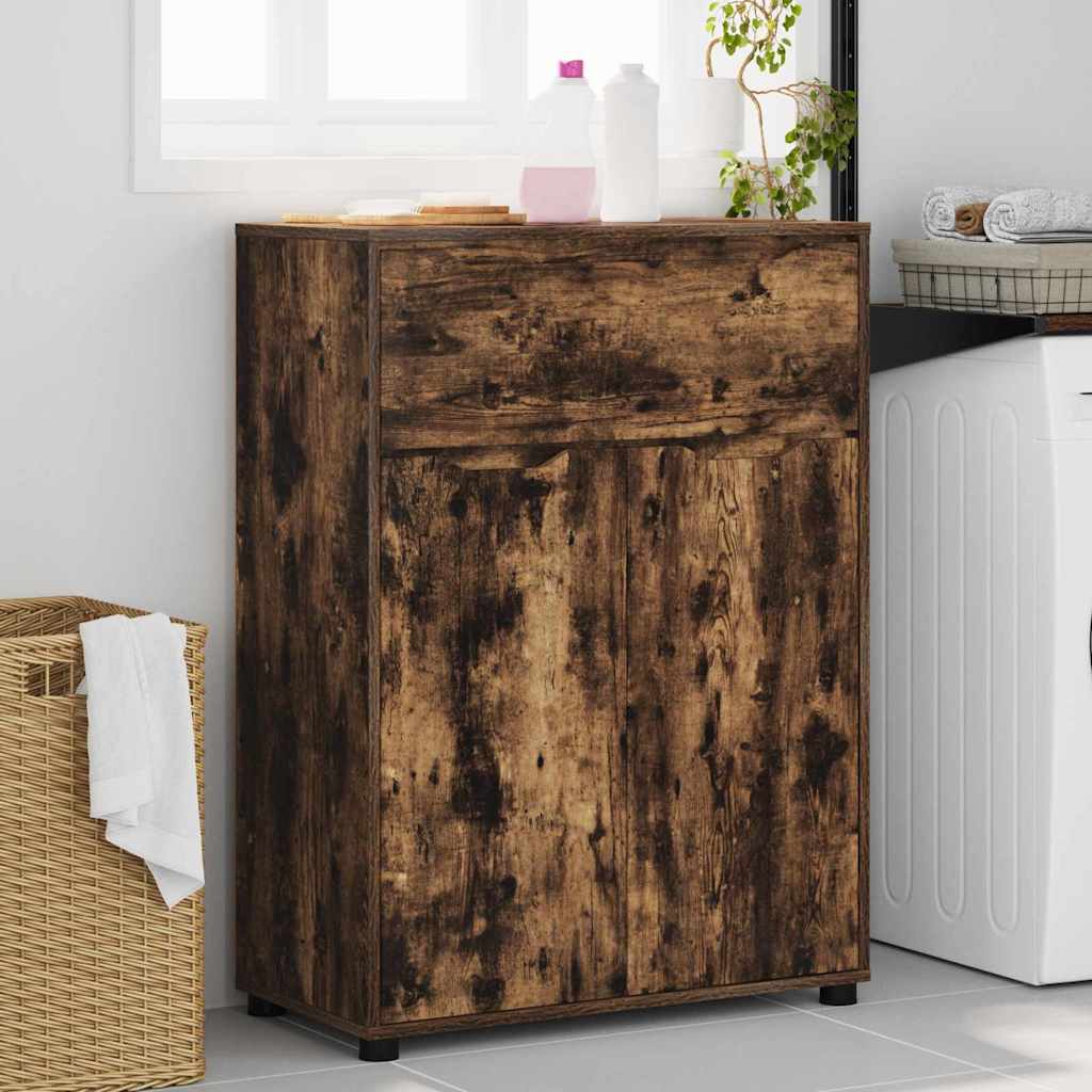 Badezimmerschrank Geräucherte Eiche 72,5 x 36,5 x 100 cm