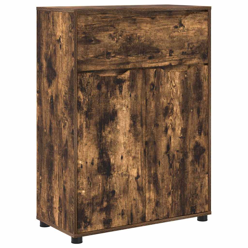 Badezimmerschrank Geräucherte Eiche 72,5 x 36,5 x 100 cm