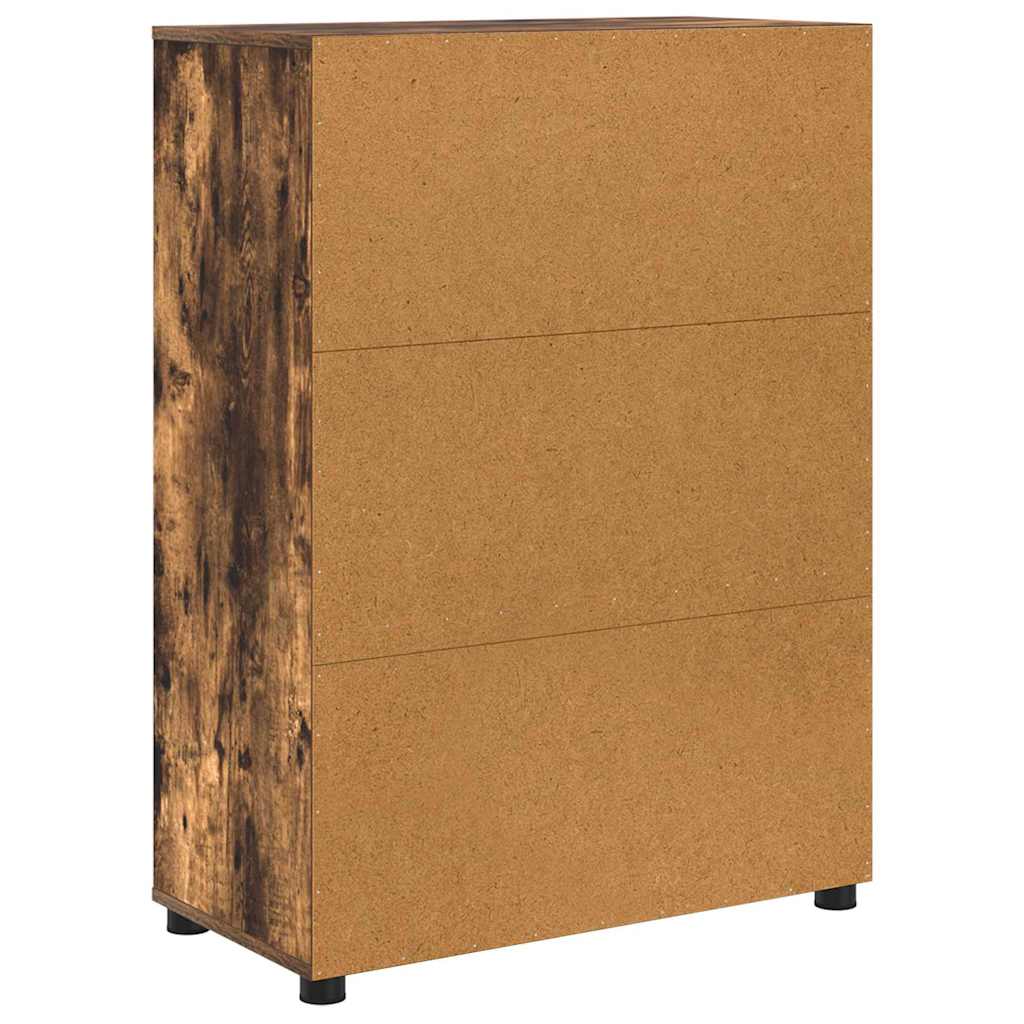 Badezimmerschrank Geräucherte Eiche 72,5 x 36,5 x 100 cm