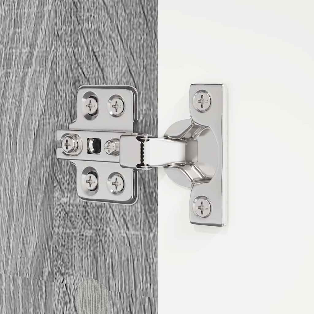 Badezimmerschrank mit Regal Graues Sonoma 72,5 x 36,5 x 100 cm