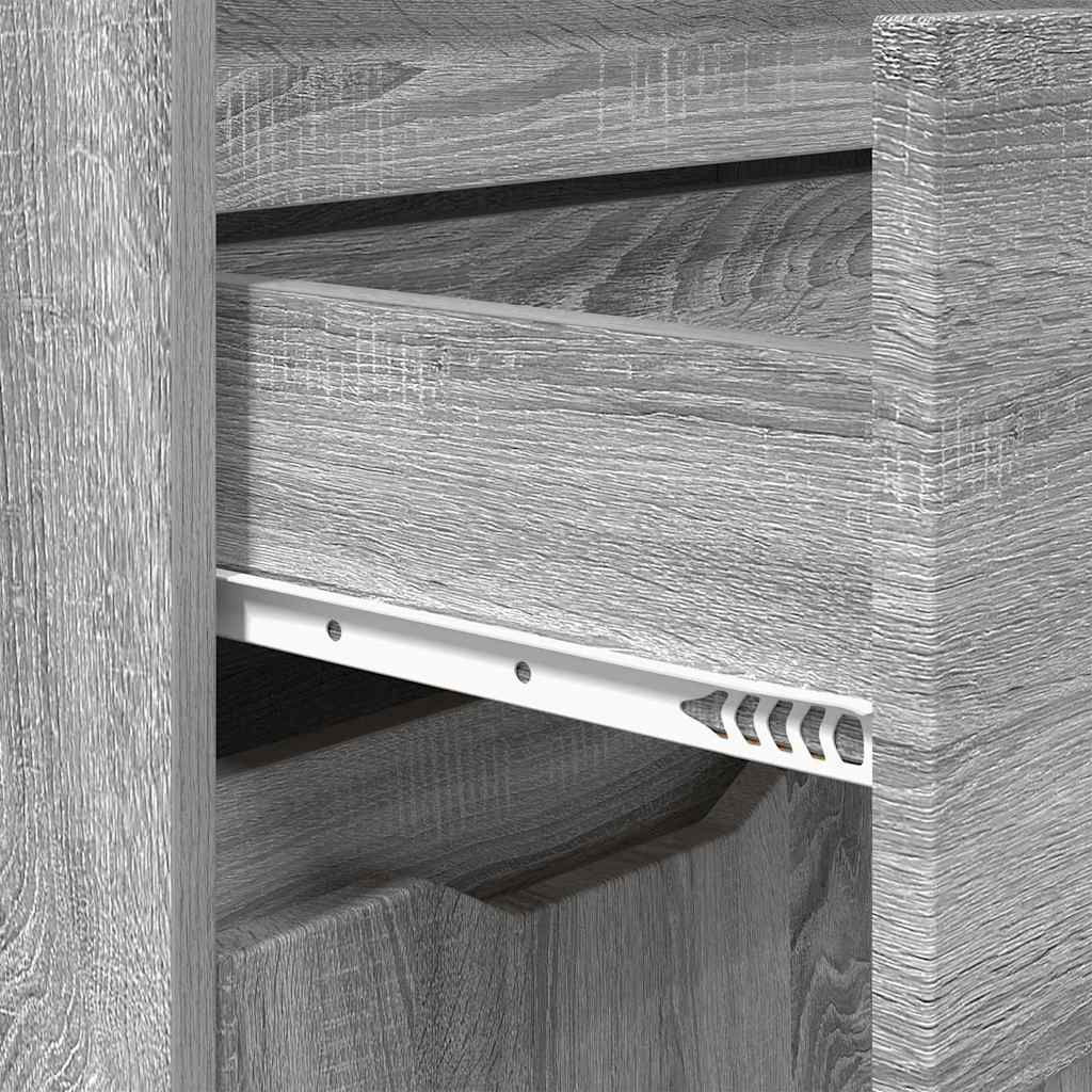 Badezimmerschrank mit Regal Graues Sonoma 72,5 x 36,5 x 100 cm