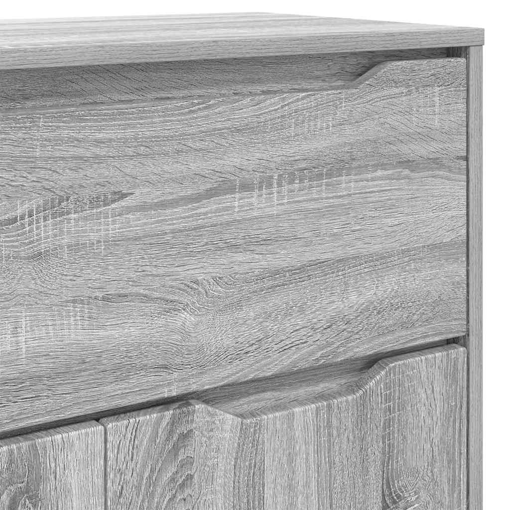 Badezimmerschrank mit Regal Graues Sonoma 72,5 x 36,5 x 100 cm