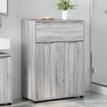 Badezimmerschrank mit Regal Graues Sonoma 72,5 x 36,5 x 100 cm