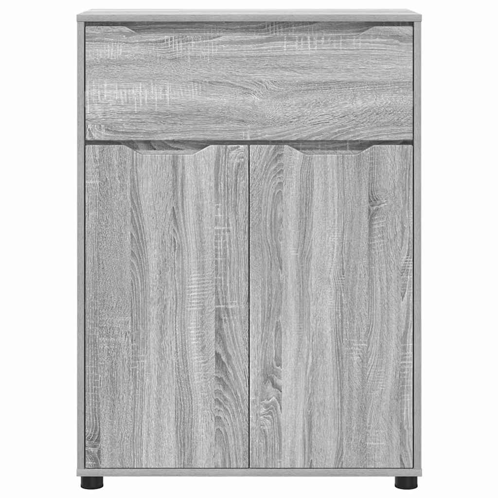 Badezimmerschrank mit Regal Graues Sonoma 72,5 x 36,5 x 100 cm