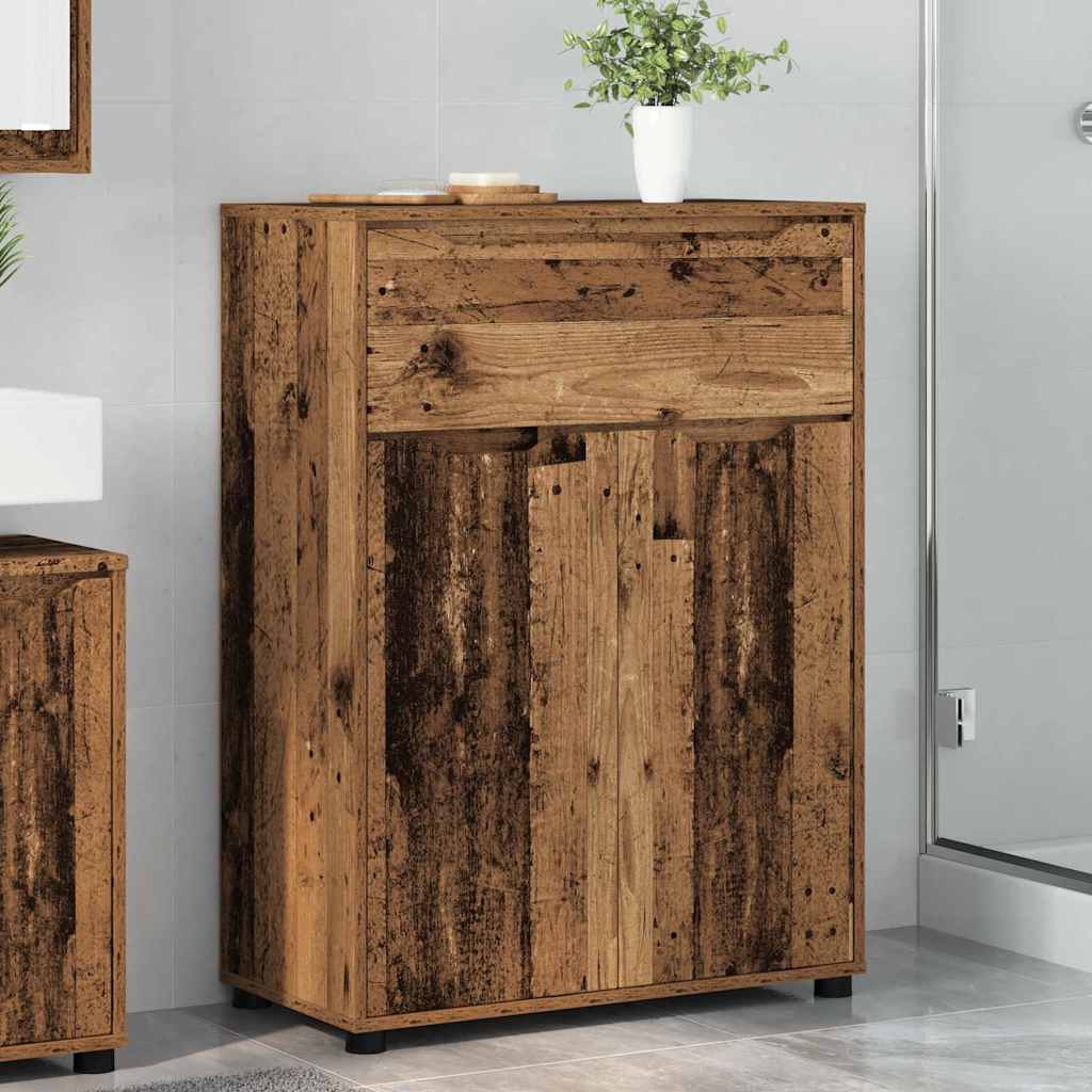 Badezimmerschrank Altholz 72,5 x 36,5 x 100 cm Holzwerkstoff
