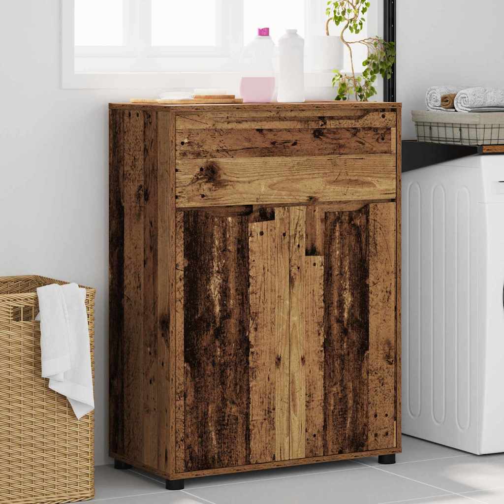 Badezimmerschrank Altholz 72,5 x 36,5 x 100 cm Holzwerkstoff