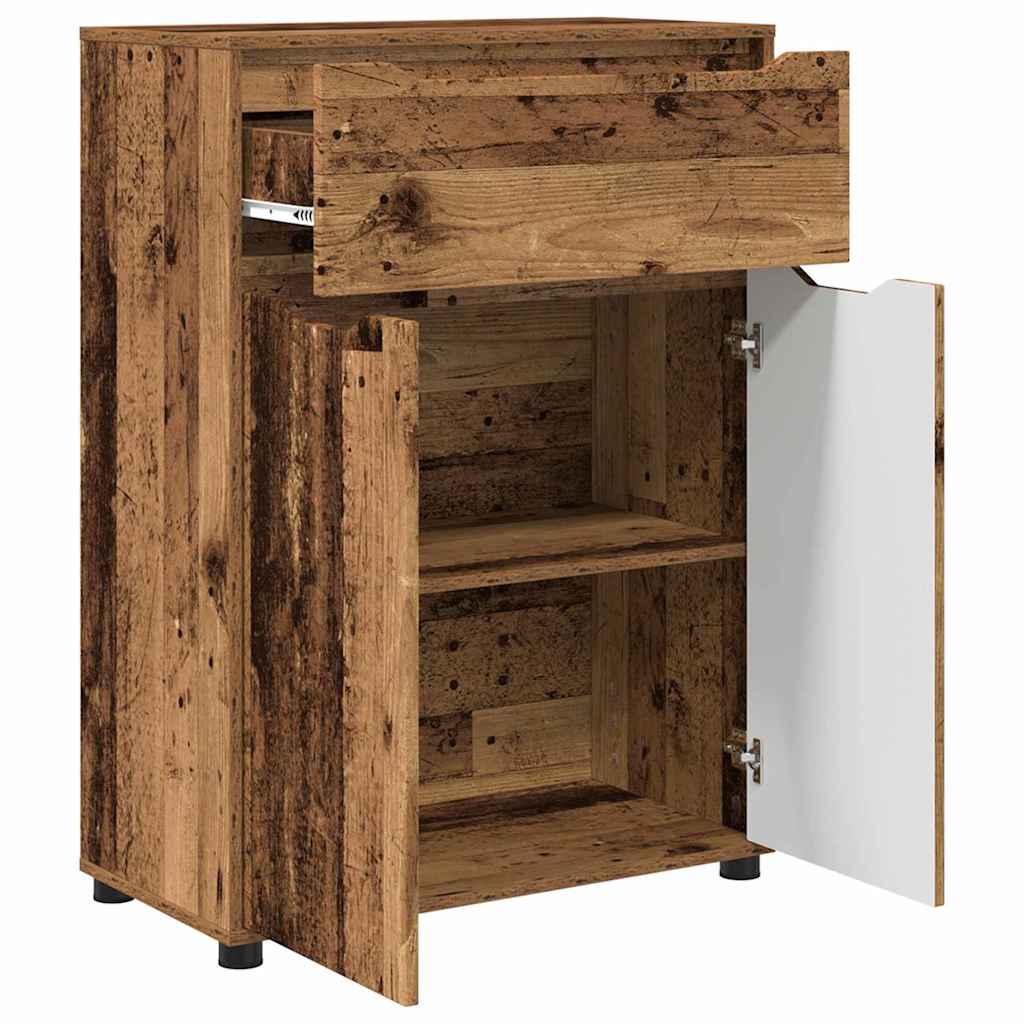 Badezimmerschrank Altholz 72,5 x 36,5 x 100 cm Holzwerkstoff