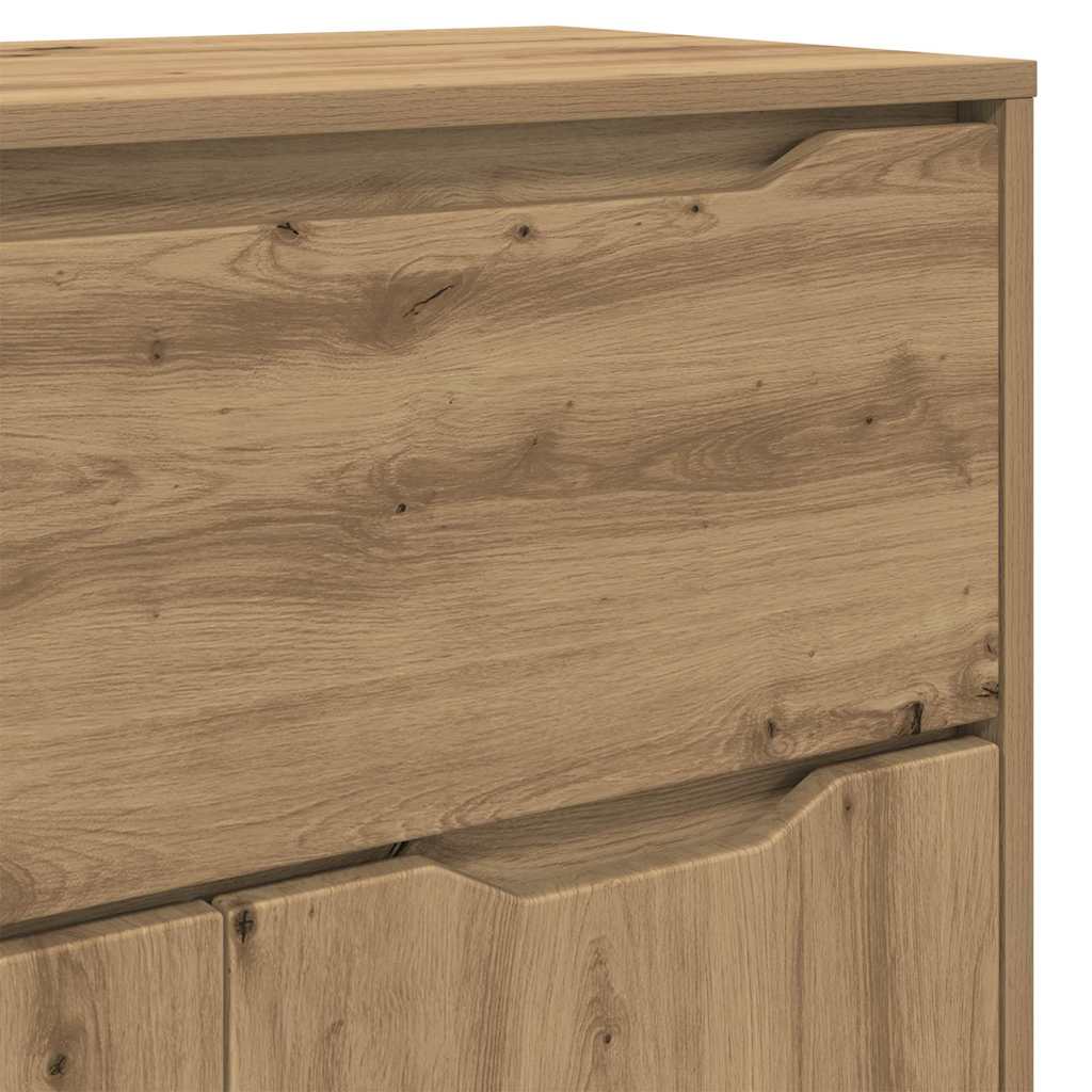 Badezimmerschrank mit Regal Artisan-Eiche 72,5 x 36,5 x 100 cm