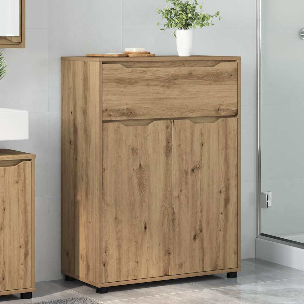 Badezimmerschrank mit Regal Artisan-Eiche 72,5 x 36,5 x 100 cm