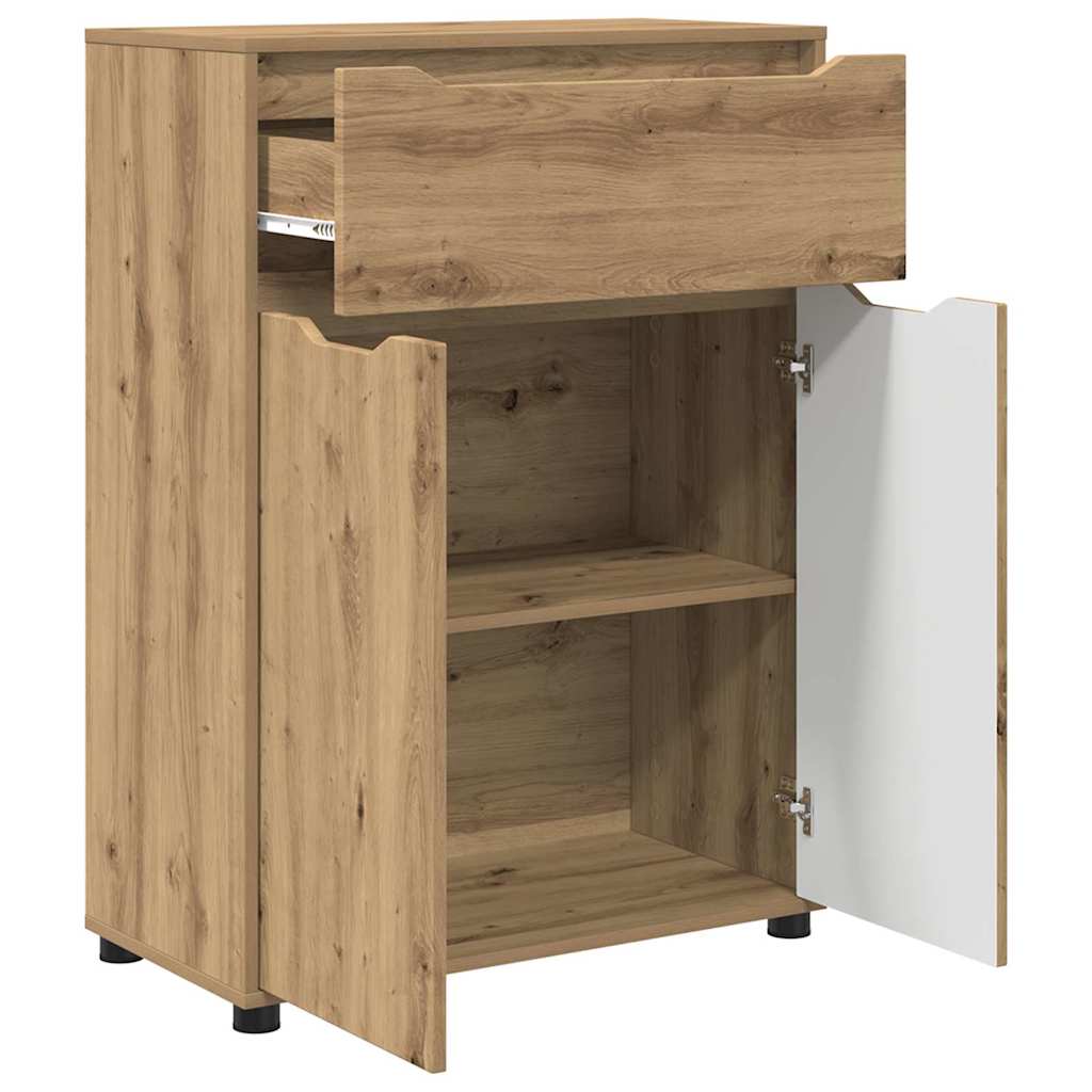 Badezimmerschrank mit Regal Artisan-Eiche 72,5 x 36,5 x 100 cm