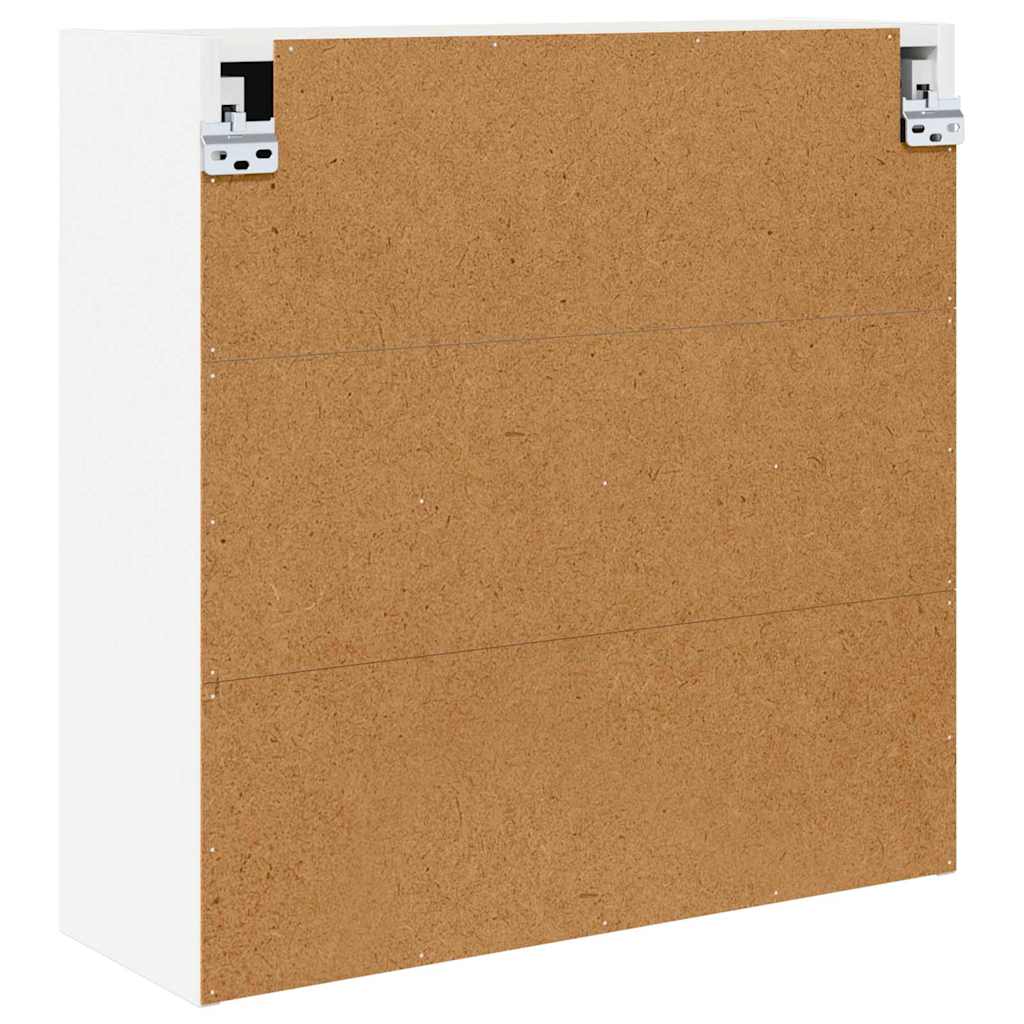 Badezimmerspiegelschrank Weiß 60 x 20 x 60 cm Holzwerkstoff