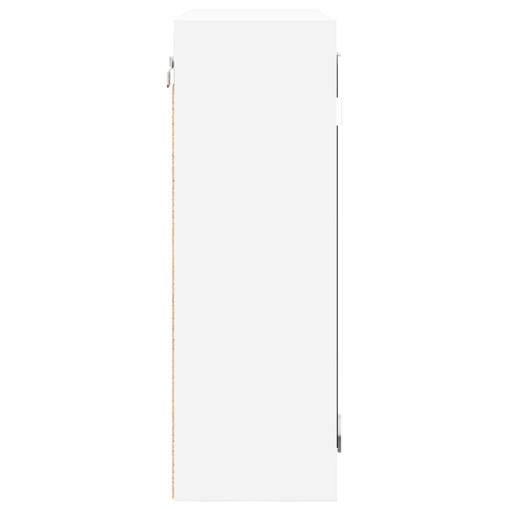 Badezimmerspiegelschrank Weiß 60 x 20 x 60 cm Holzwerkstoff